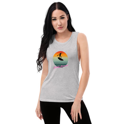 Paddle Princess at Sunset Ladies Tank