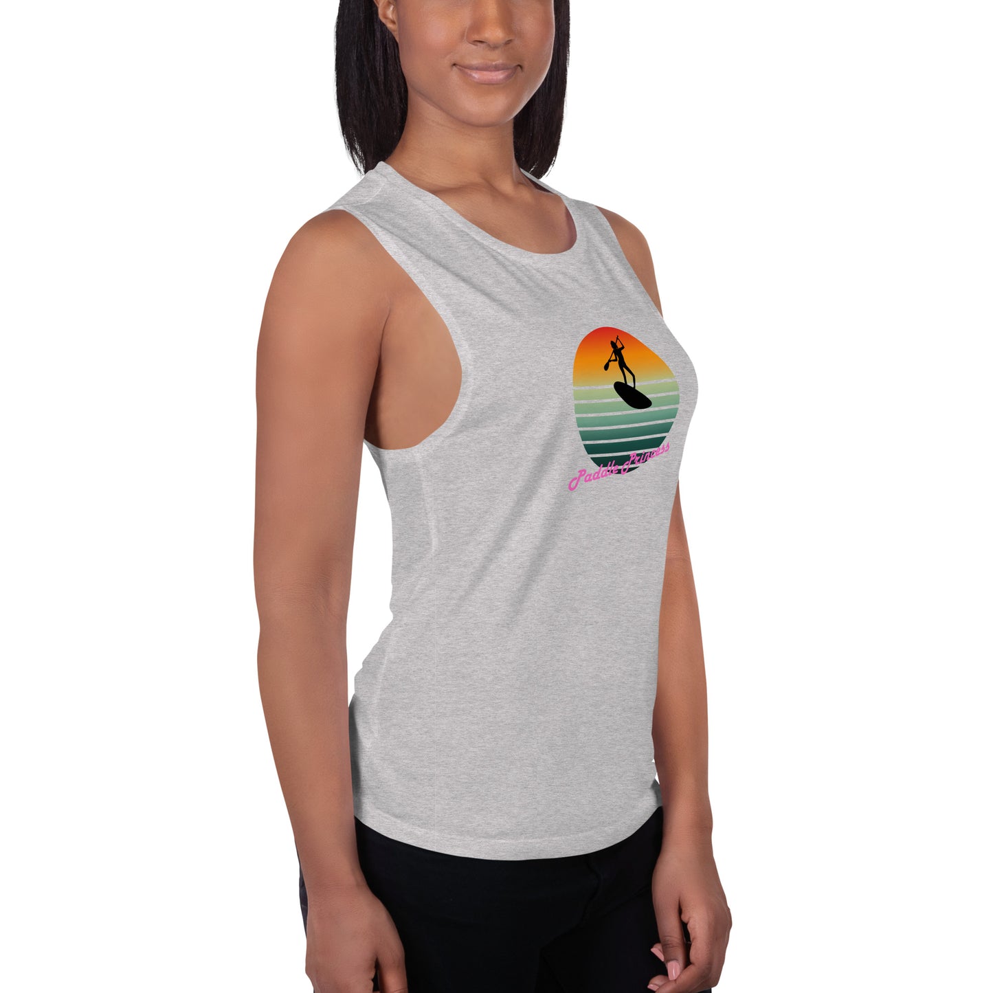 Paddle Princess at Sunset Ladies Tank