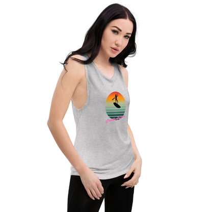 Paddle Princess at Sunset Ladies Tank
