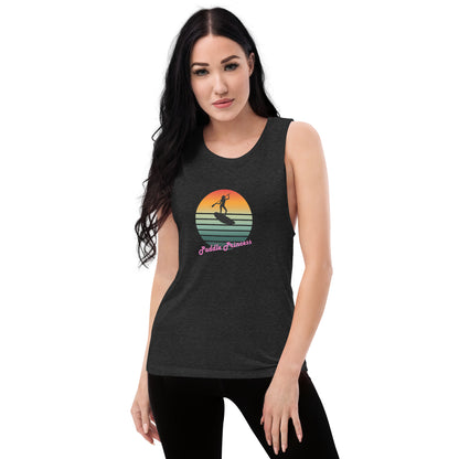 Paddle Princess at Sunset Ladies Tank