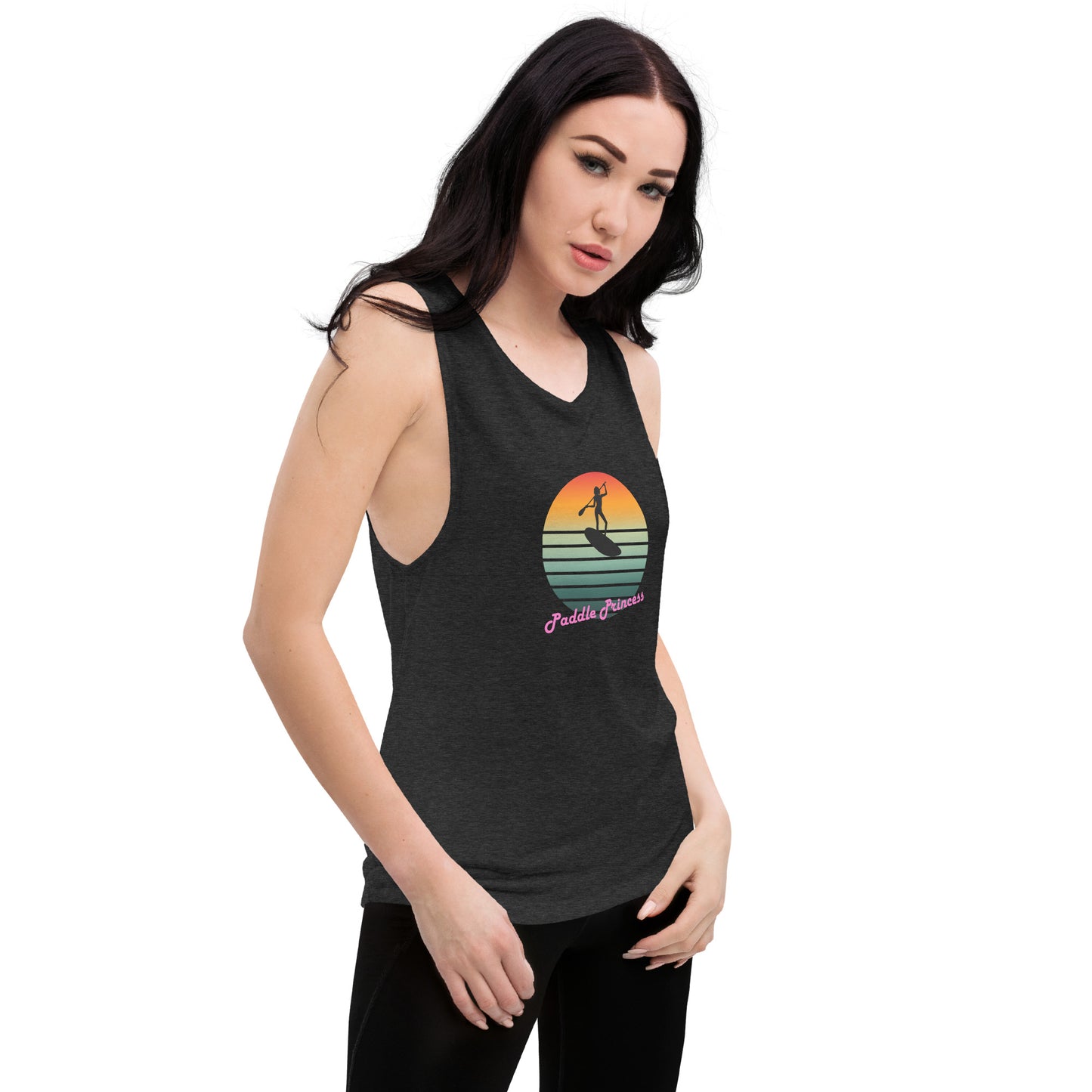 Paddle Princess at Sunset Ladies Tank
