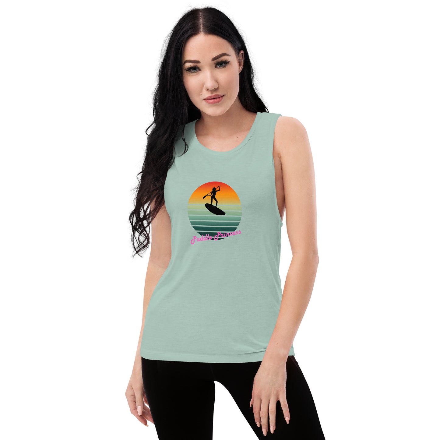 Paddle Princess at Sunset Ladies Tank