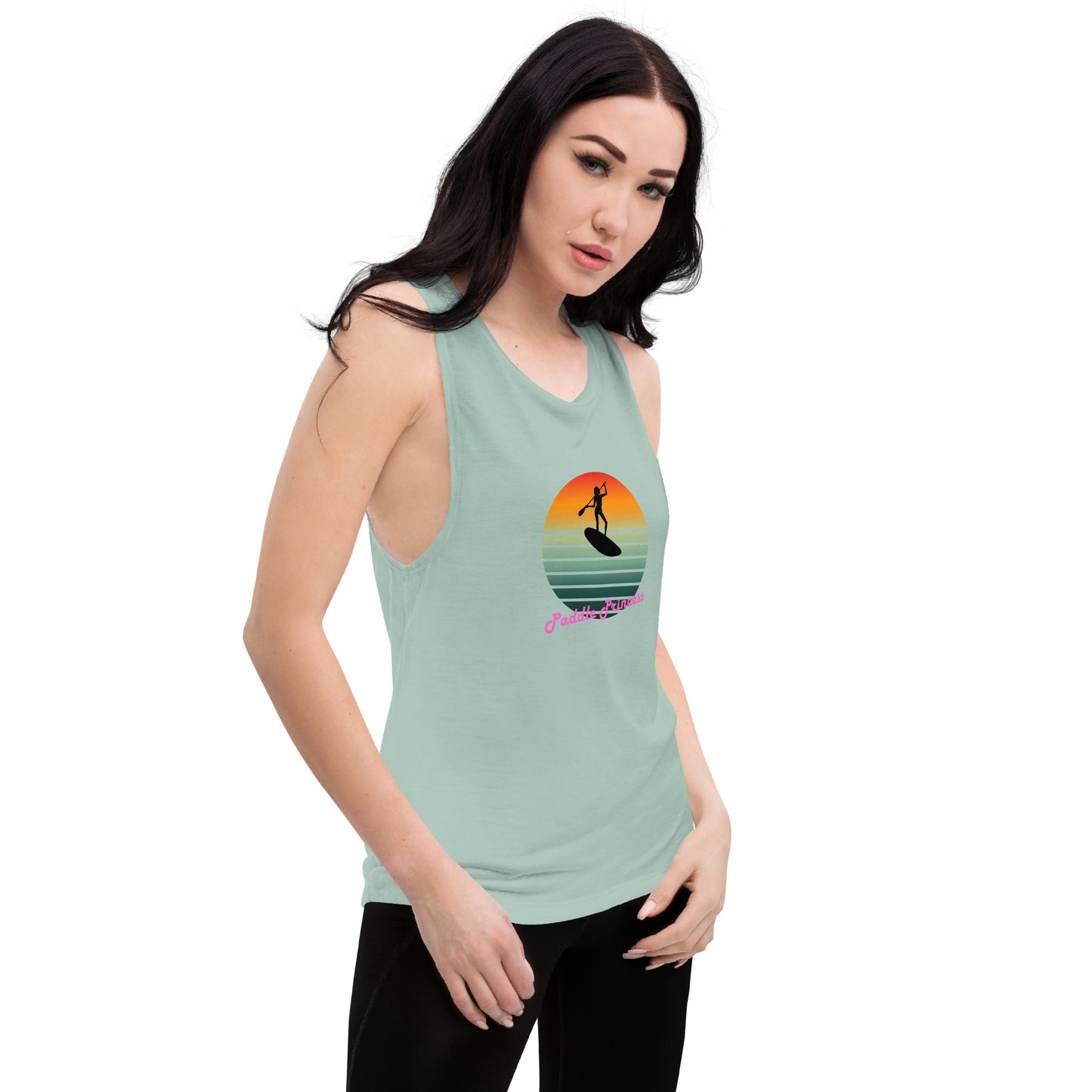 Paddle Princess at Sunset Ladies Tank
