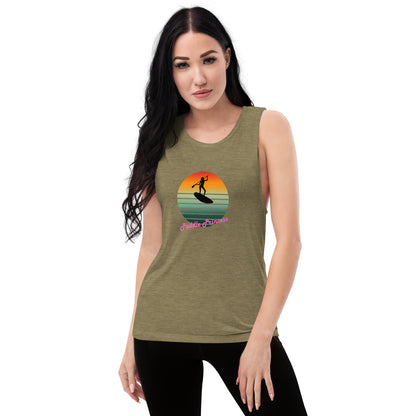 Paddle Princess at Sunset Ladies Tank