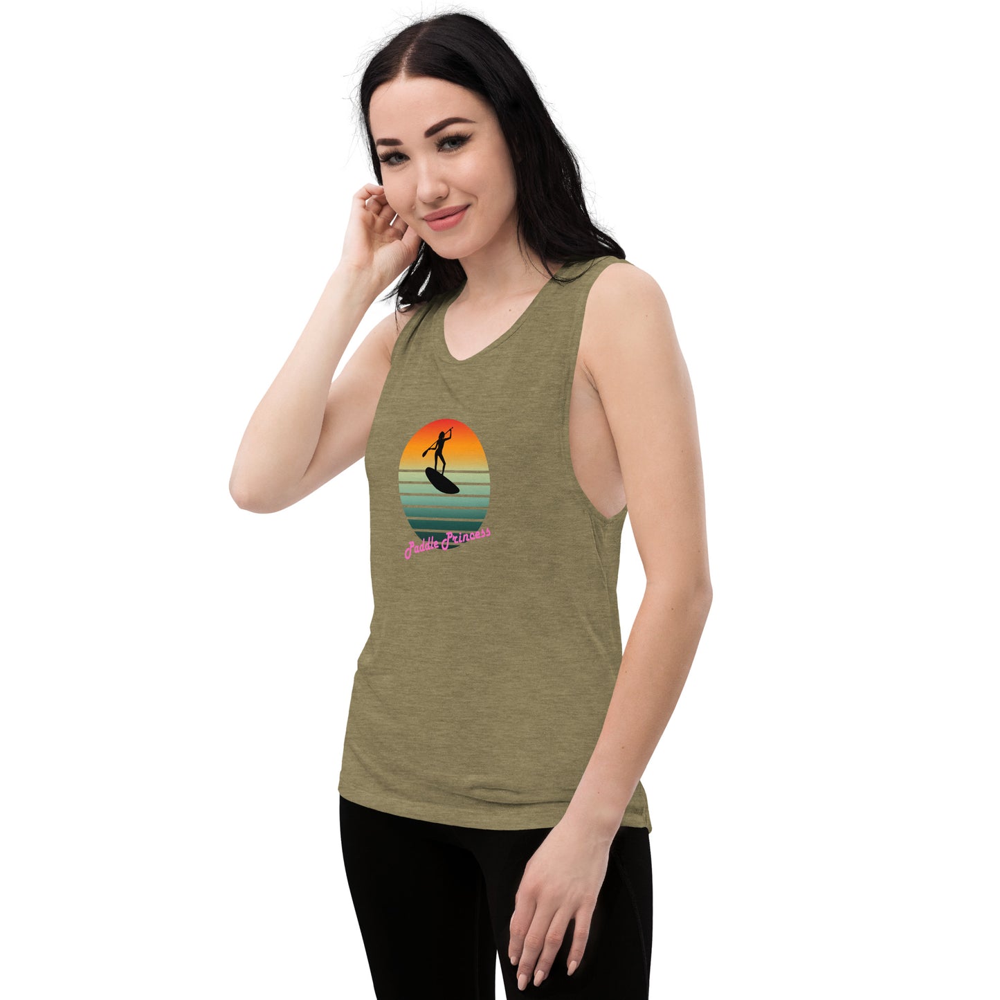 Paddle Princess at Sunset Ladies Tank
