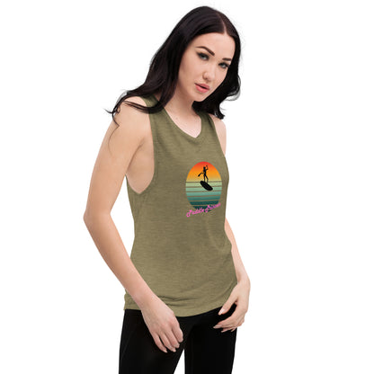 Paddle Princess at Sunset Ladies Tank