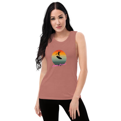 Paddle Princess at Sunset Ladies Tank