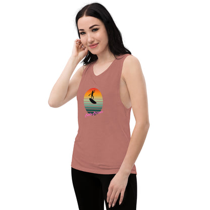 Paddle Princess at Sunset Ladies Tank