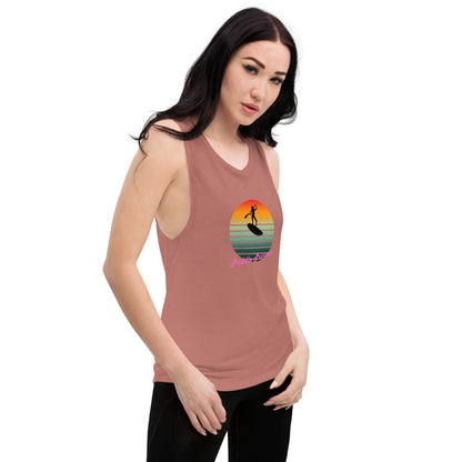 Paddle Princess at Sunset Ladies Tank
