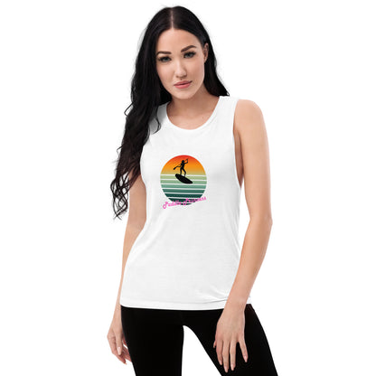 Paddle Princess at Sunset Ladies Tank