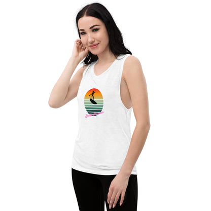 Paddle Princess at Sunset Ladies Tank