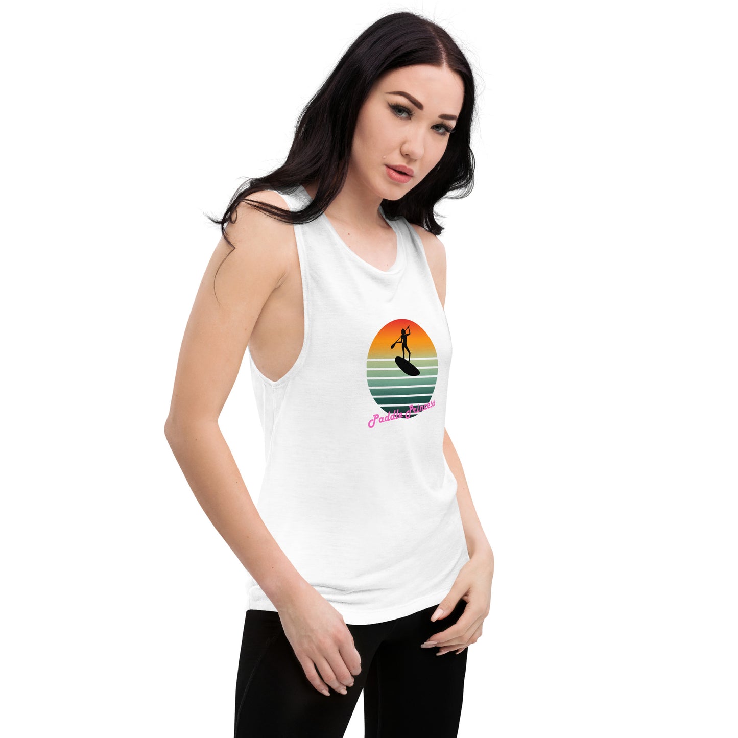 Paddle Princess at Sunset Ladies Tank