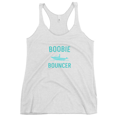 Boobie Bouncer Boat Women's Racerback Tank