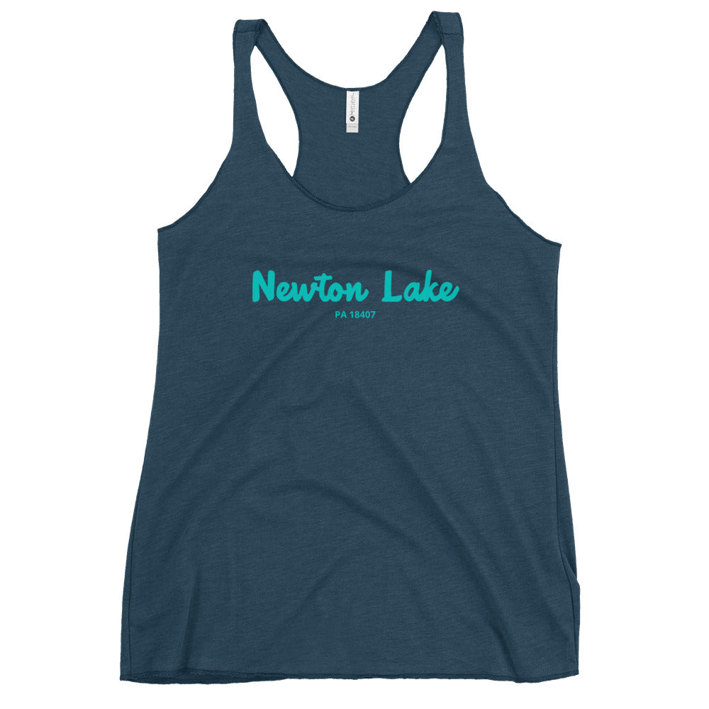 Newton Lake PA 18407 Women's Racerback Tank