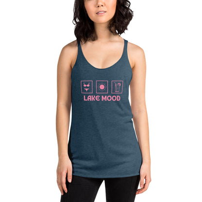 Lake Mood Bikini Sun Drink Women's Racerback Tank