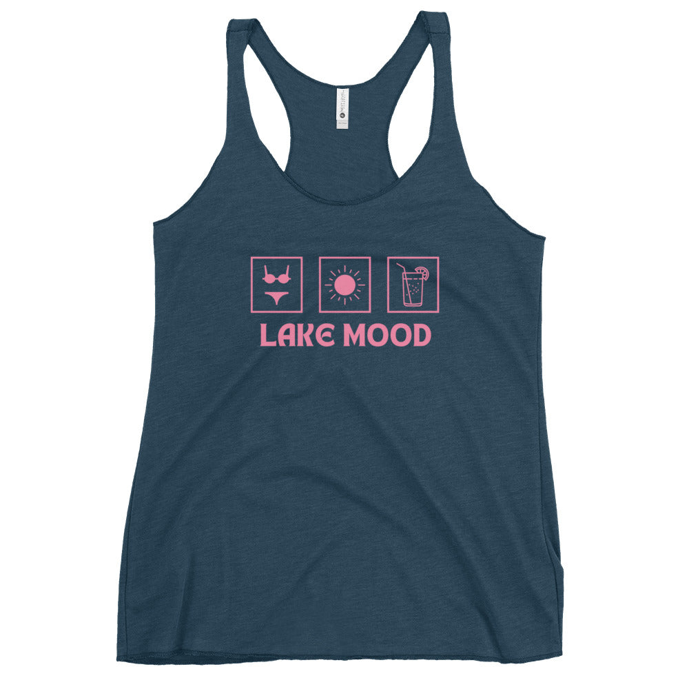 Lake Mood Bikini Sun Drink Women's Racerback Tank