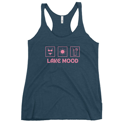 Lake Mood Bikini Sun Drink Women's Racerback Tank