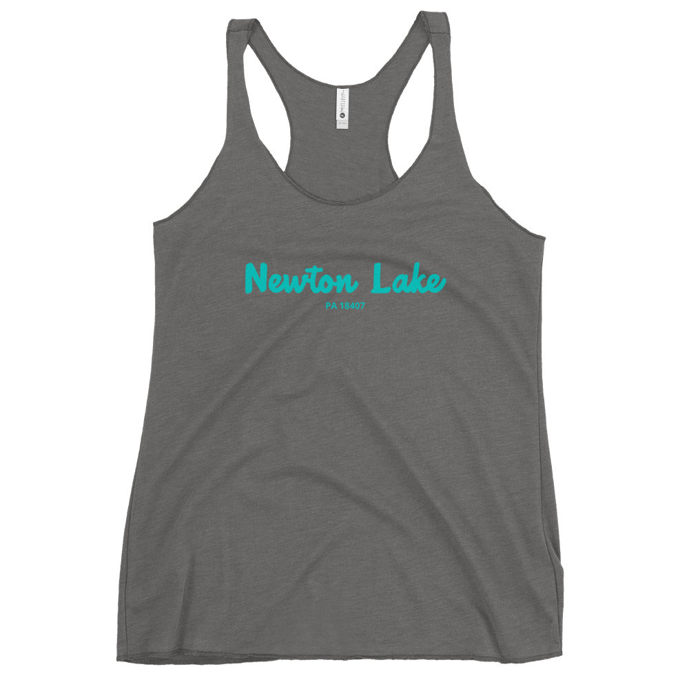 Newton Lake PA 18407 Women's Racerback Tank