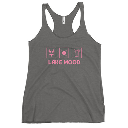 Lake Mood Bikini Sun Drink Women's Racerback Tank