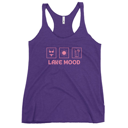 Lake Mood Bikini Sun Drink Women's Racerback Tank