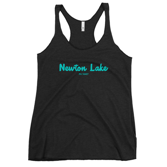 Newton Lake PA 18407 Women's Racerback Tank