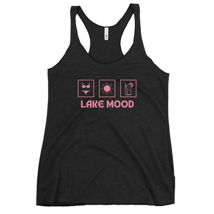 Lake Mood Bikini Sun Drink Women's Racerback Tank