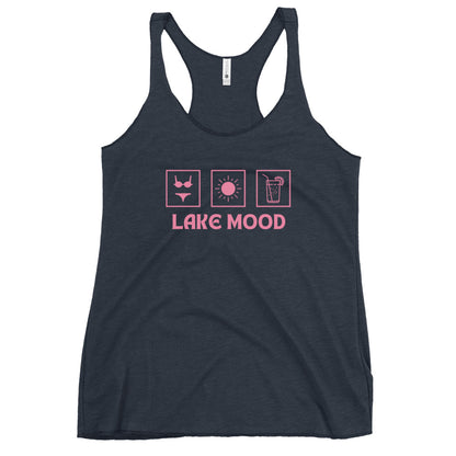 Lake Mood Bikini Sun Drink Women's Racerback Tank