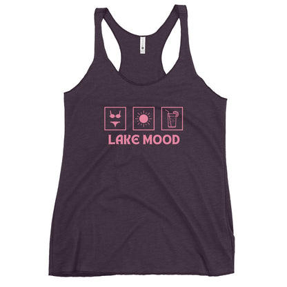 Lake Mood Bikini Sun Drink Women's Racerback Tank