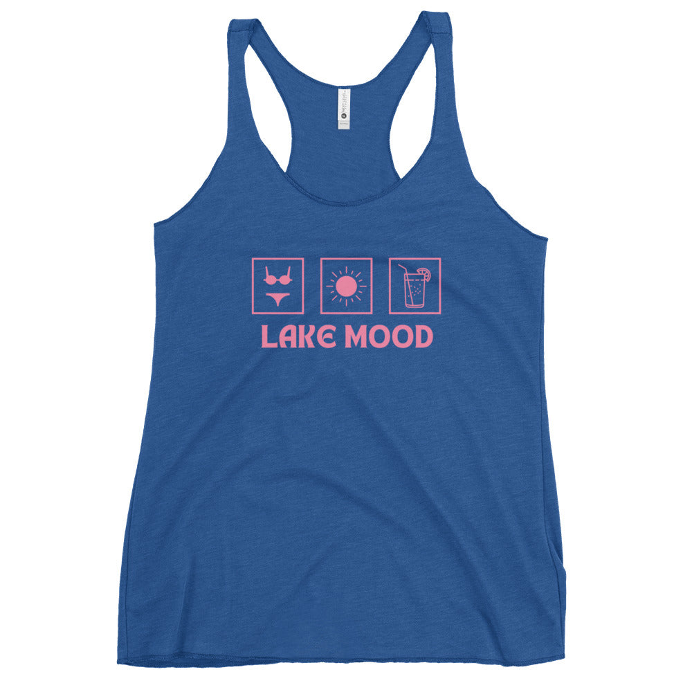 Lake Mood Bikini Sun Drink Women's Racerback Tank