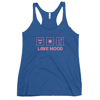 Lake Mood Bikini Sun Drink Women's Racerback Tank